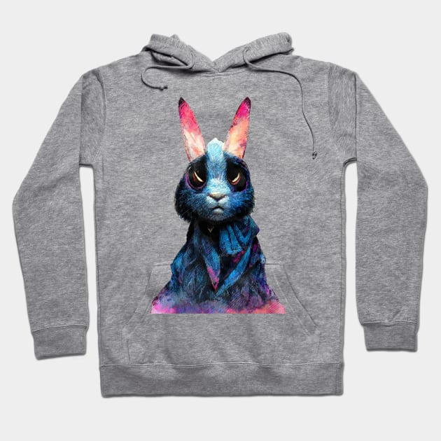 Rabbit watercolor painting #rabbit Hoodie by JBJart